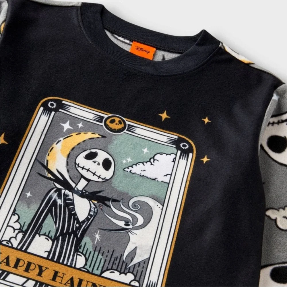Disney Unisex Kids Nightmare Before Christmas Jack Skellington Pajama Sleep Set
